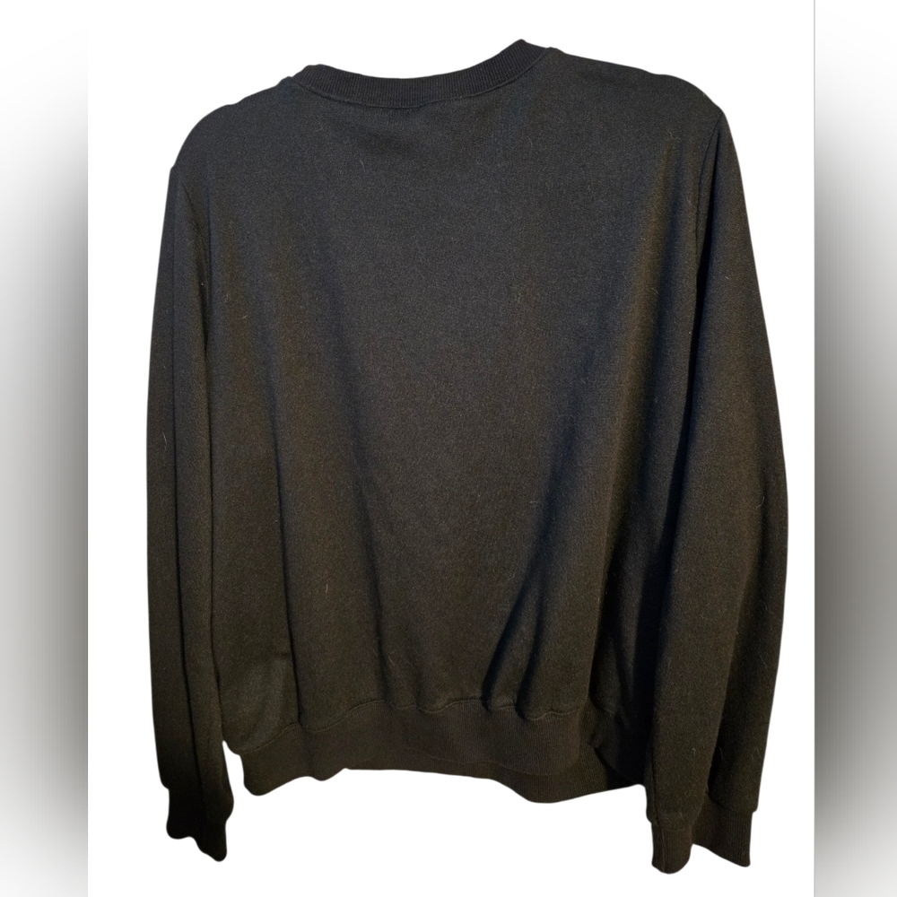 BiBi Black Sweater with Smiley Patch - image 2